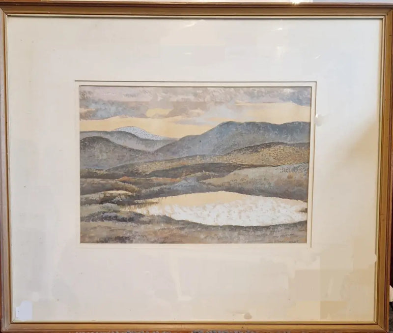 HBW018 Mermaid Pool near Leek, Staffordshire by Harold Bennett Original Art from Barewall Art Gallery