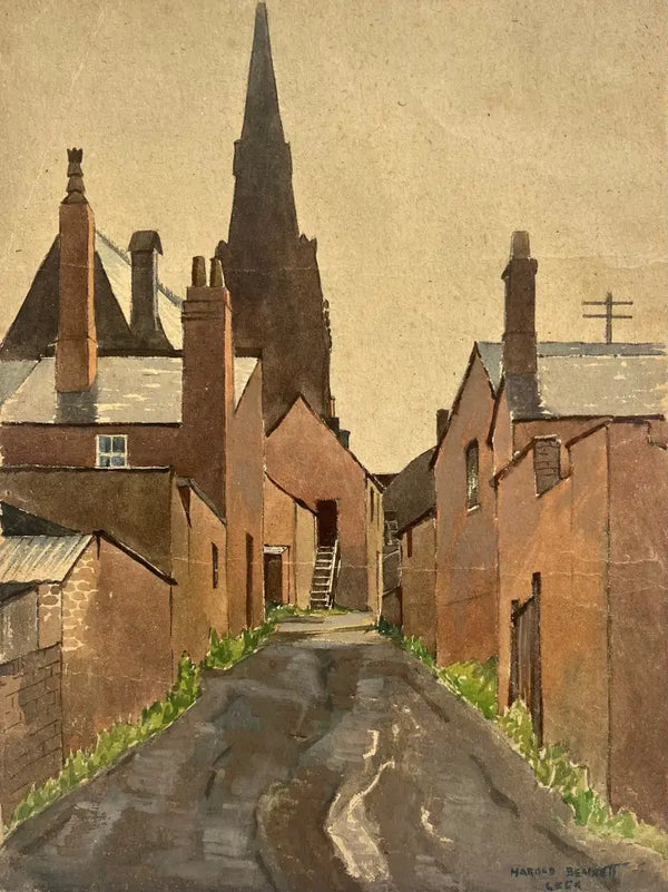 HBW034 Leek c1930s by Harold Bennett Original Art from Barewall Art Gallery