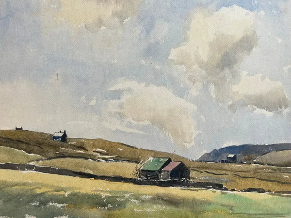 HBW037 Moorland View, Flash c1930s by Harold Bennett Original Art from Barewall Art Gallery