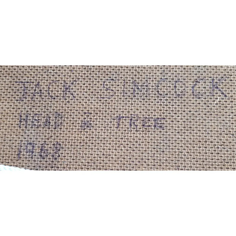 Head and Tree 1968 Oil by Jack Simcock Original Art from Barewall Art Gallery