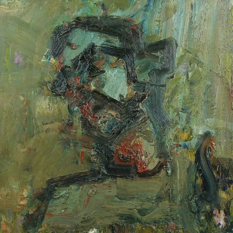 Head of Chris 2017 Oil by Richard Fitton Original Art from Barewall Art Gallery