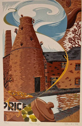 Heritage 2023 Lino Print by Louise Edwards Prints from Barewall Art Gallery
