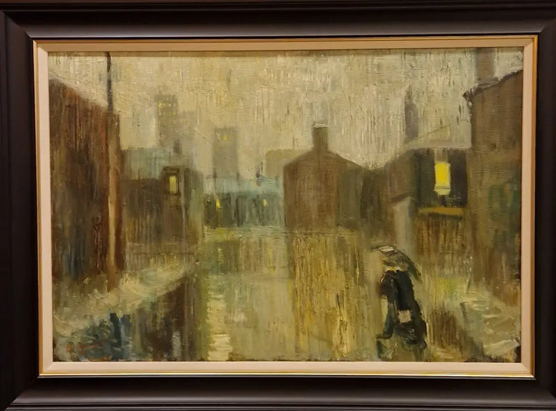 Homeward in Rain 2023 by Lucy Manfredi Original Art from Barewall Art Gallery