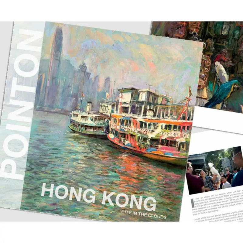 Hong Kong City in The Clouds Art Catalogue 2016 by Rob Pointon Book from Barewall Art Gallery