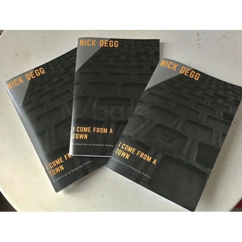 I Come From a Town by Nick Degg Book from Barewall Art Gallery