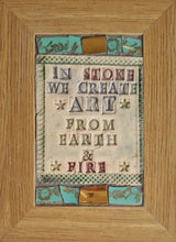 In Stoke we Create ART from Earth and Fire 2025 by Philip Hardaker Ceramics from Barewall Art Gallery