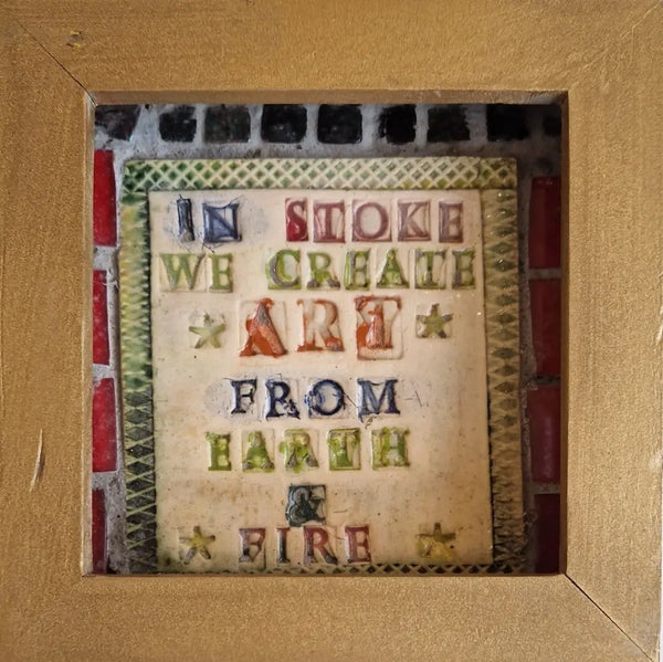 In Stoke we Create ART from Earth and Fire II 2025 by Philip Hardaker Ceramics from Barewall Art Gallery