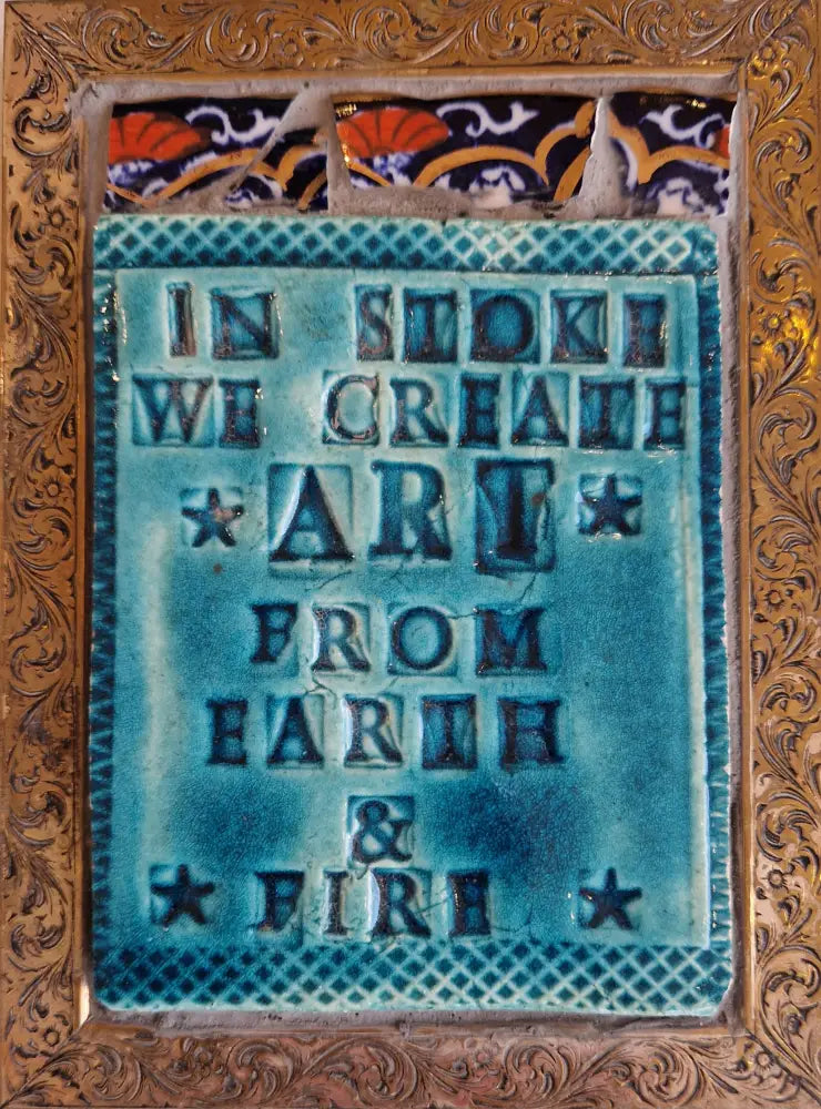 In Stoke we Create ART from Earth and Fire IV 2025 by Philip Hardaker Ceramics from Barewall Art Gallery