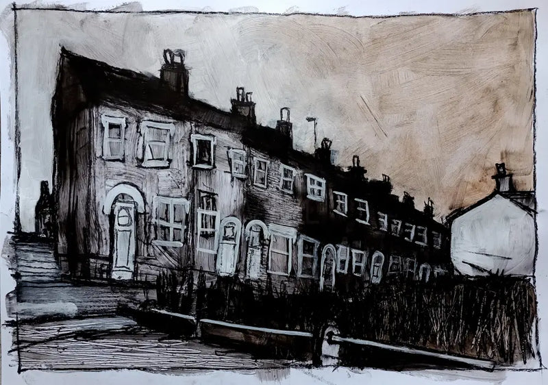 IP15. Jervis Street (Waste Ground) 2024 by Ian Pearsall Original Art from Barewall Art Gallery