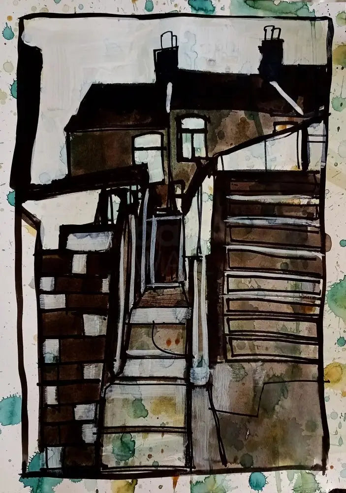 IP3. Gate Entry (Birches Edge) by Ian Pearsall Original Art from Barewall Art Gallery