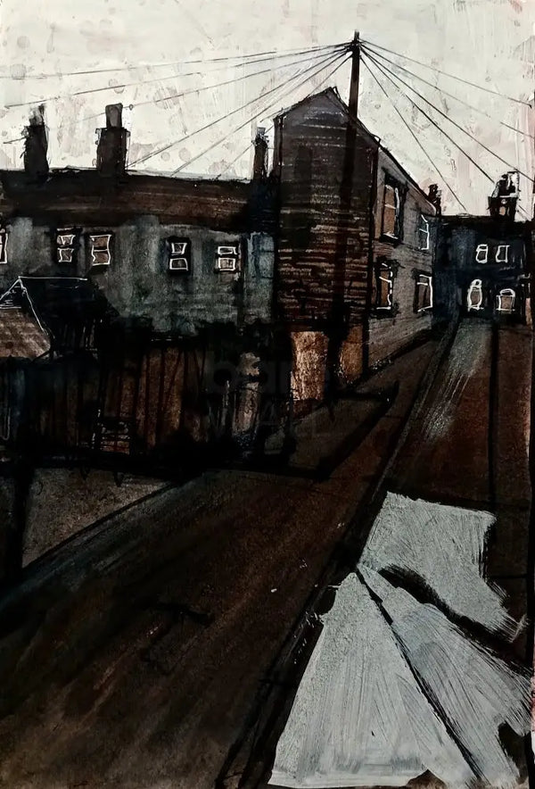 IP4. Up Street (Fenton) by Ian Pearsall Original Art from Barewall Art Gallery