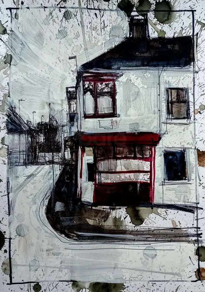 IP9. Takeaway Outlet (Cobridge) by Ian Pearsall Original Art from Barewall Art Gallery