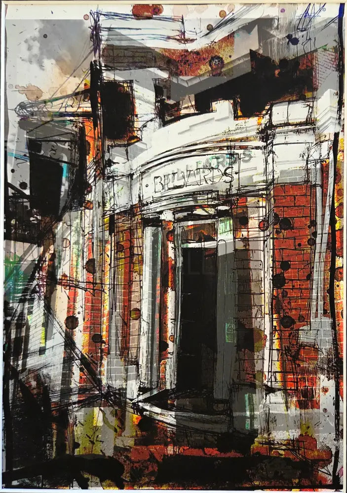 IPPS001 Burslem Snooker Centre 2025 Phil Shallcross Print from Barewall Art Gallery