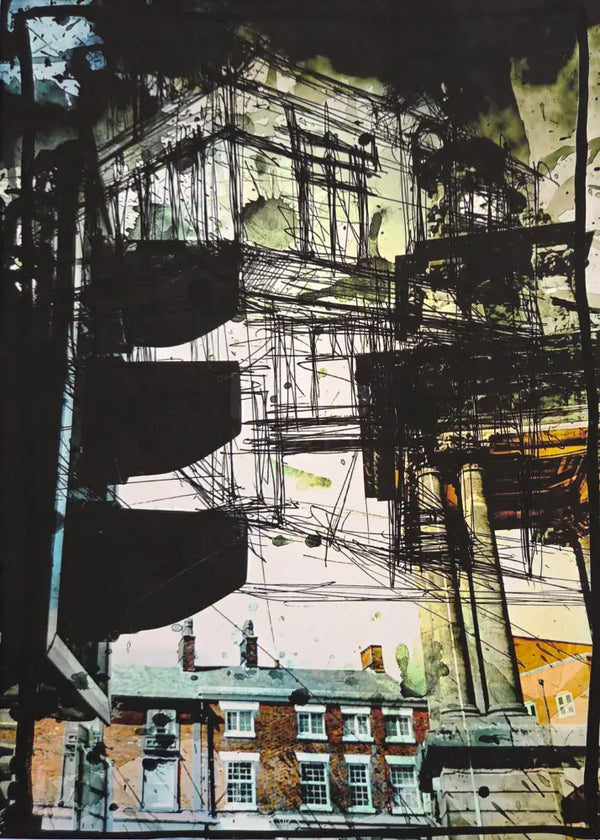 IPPS004 Market Place 2025 by Phil Shallcross Print from Barewall Art Gallery