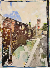 IPPS005 Alleyway view of St Josephs Catholic Church 2025 by Phil Shallcross Print from Barewall Art Gallery