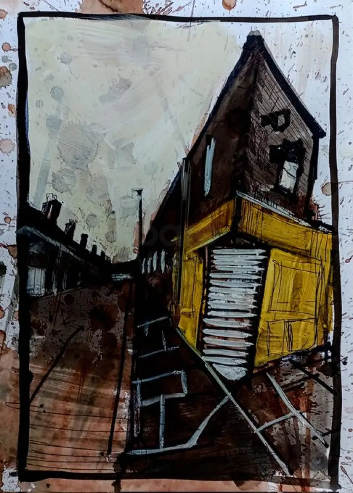IPSTS021. Shop on a Corner (Closed) 2024 by Ian Pearsall Original Art from Barewall Art Gallery