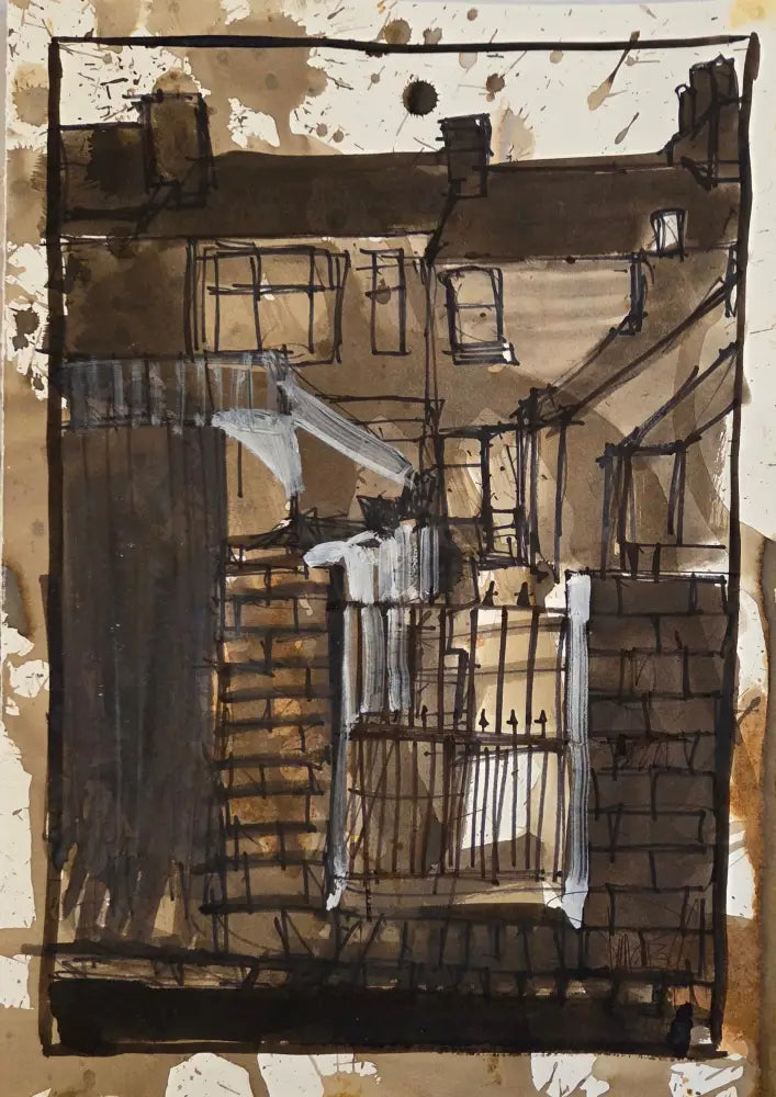 IPSTS027. Back Gate 2025 by Ian Pearsall Original Art from Barewall Art Gallery