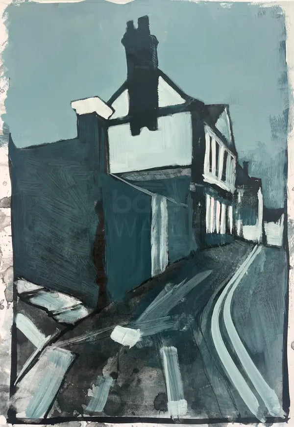 IPSTS046. Pavement (Dusk) 2025 by Ian Pearsall Original Art from Barewall Art Gallery