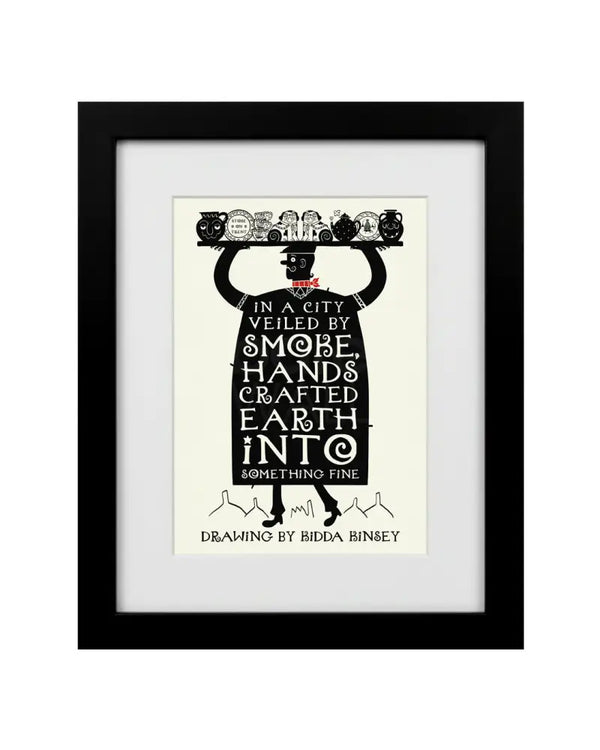 KK3 Saggar Maker Print 2025 by Kidda Kinsey Print from Barewall Art Gallery