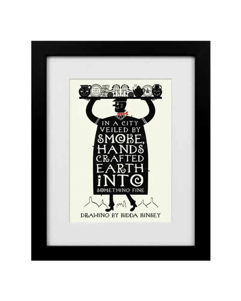 KK3 Saggar Maker Print 2025 by Kidda Kinsey Print from Barewall Art Gallery