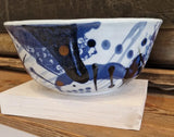 Large Blue and White Porcelain Bowl by Andrew Matheson RBSA Ceramics from Barewall Art Gallery
