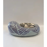 Lavender Blob with Black and White Dish 2019 by Jessie Roberts Ceramics from Barewall Art Gallery