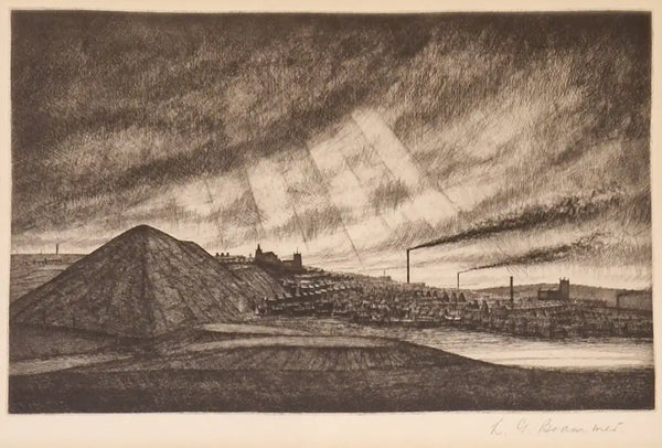 LGB1 Hanley 5 Towns etching by L G Brammer Original Art from Barewall Art Gallery