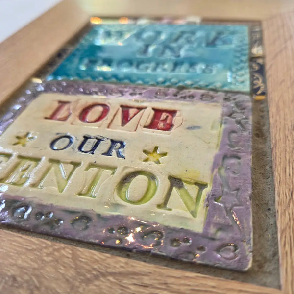 Love Our Fenton Work In Progress 2025 by Philip Hardaker Ceramics from Barewall Art Gallery