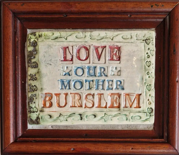 Love Our Mother Burslem 2025 by Philip Hardaker Ceramics from Barewall Art Gallery