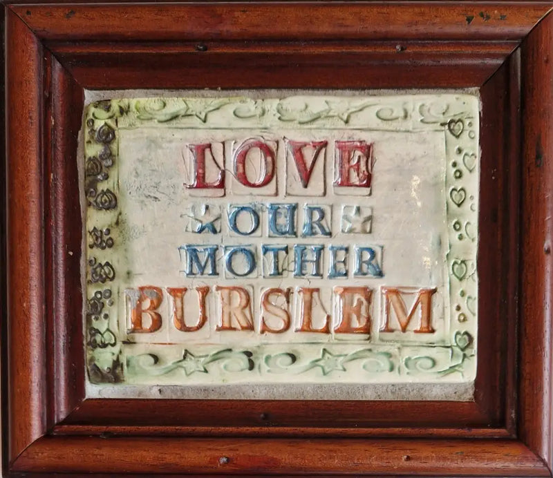 Love Our Mother Burslem 2025 by Philip Hardaker Ceramics from Barewall Art Gallery