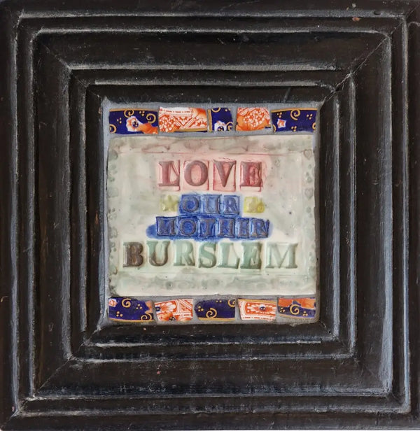 Love Our Mother Burslem II 2025 by Philip Hardaker Ceramics from Barewall Art Gallery