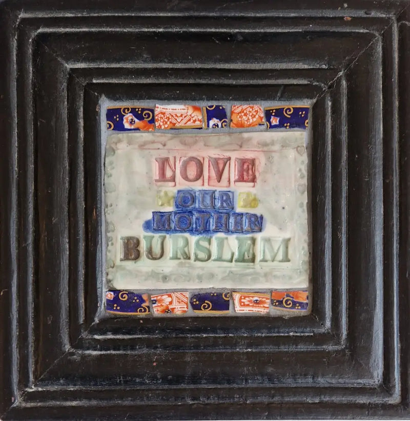 Love Our Mother Burslem II 2025 by Philip Hardaker Ceramics from Barewall Art Gallery