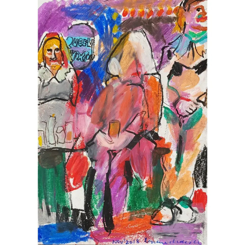 LP10 Queen of Hoxton (2) 2018 by Lorraine Peacock Original Art from Barewall Art Gallery