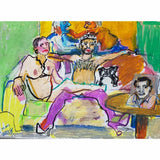 LP11 Boys Love Queer Life Drawing 2018 by Lorraine Peacock Original Art from Barewall Art Gallery