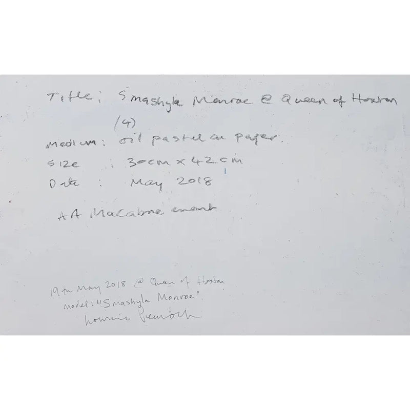 LP13 Smashlyn Monroe at the Queen of Hoxton (4) 2018 by Lorraine Peacock Original Art from Barewall Art Gallery