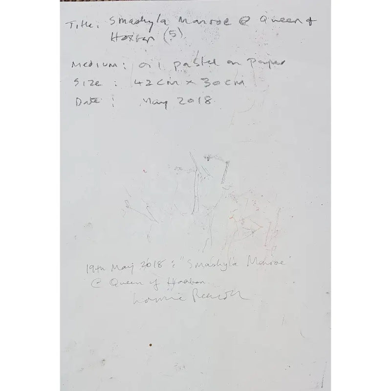 LP14 Smashlyn Monroe at the Queen of Hoxton (5) 2018 by Lorraine Peacock Original Art from Barewall Art Gallery