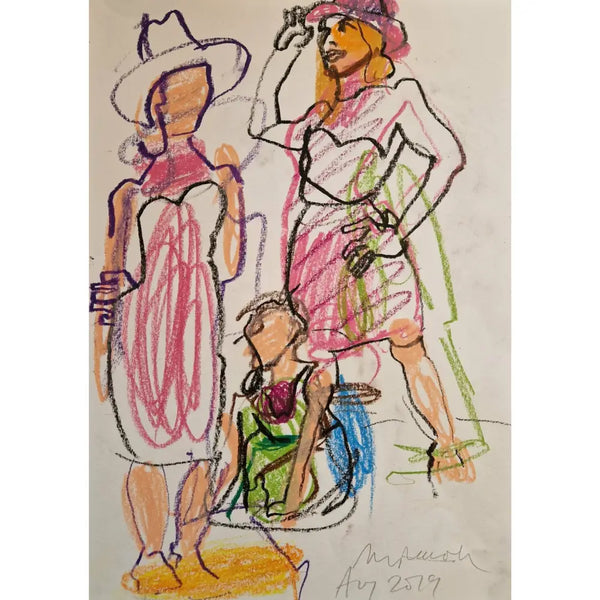 LP18 Milliner Drawing Event 2019 by Lorraine Peacock Original Art from Barewall Art Gallery