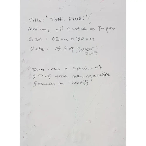 LP2 Tutti Frutti 2018 by Lorraine Peacock Original Art from Barewall Art Gallery