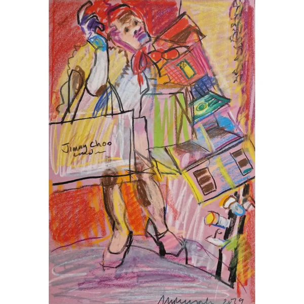 LP21 Jadore La Vie (5) with Gifts by Lorraine Peacock Original Art from Barewall Art Gallery