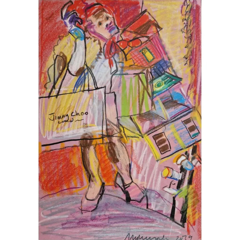 LP21 Jadore La Vie (5) with Gifts by Lorraine Peacock Original Art from Barewall Art Gallery