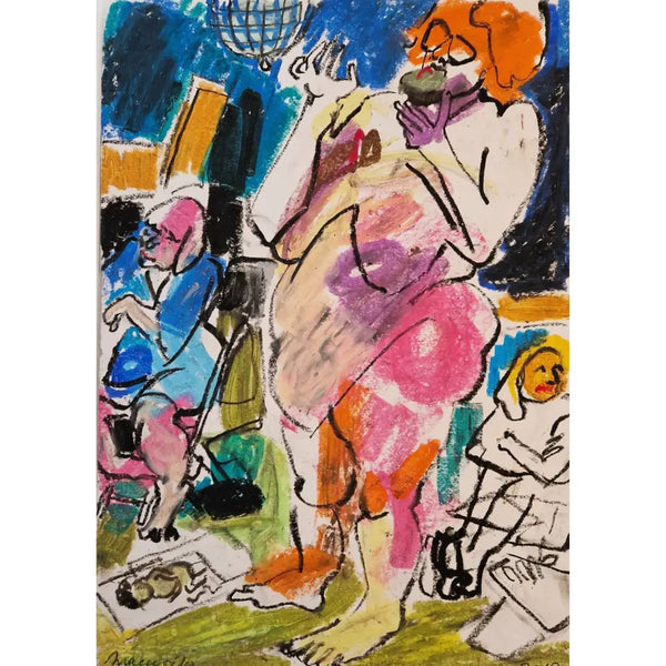 LP24 Teddy by Lorraine Peacock Original Art from Barewall Art Gallery