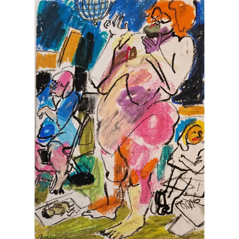 LP24 Teddy by Lorraine Peacock Original Art from Barewall Art Gallery