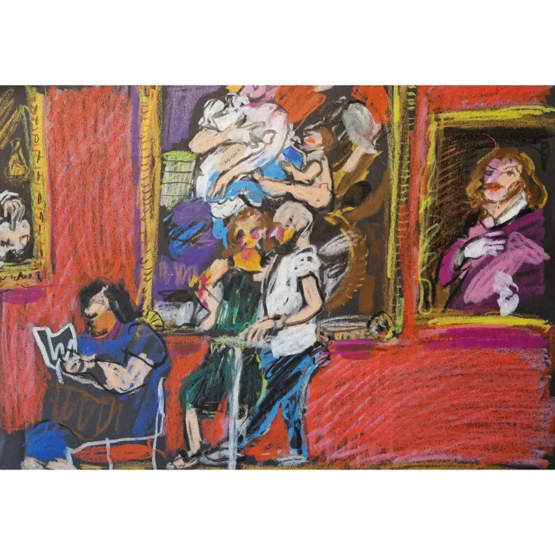 LP26 Seaside Theme at the Dulwich Picture Gallery by Lorraine Peacock Original Art from Barewall Art Gallery