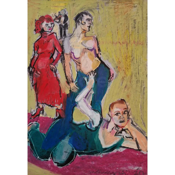 LP27 Arthur and Lilith's Tribute to Anita Berber and Sebastian Droste by Lorraine Peacock Original Art from Barewall Art Gallery