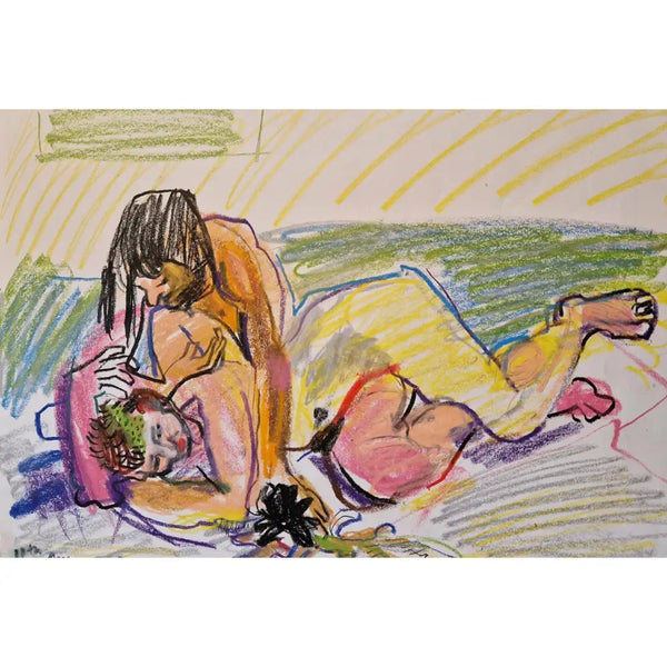 LP29 The Black Orchid 2019 by Lorraine Peacock Original Art from Barewall Art Gallery