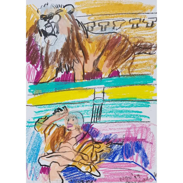 LP7 J'Adore La Vie Model (1) 2019 by Lorraine Peacock Original Art from Barewall Art Gallery