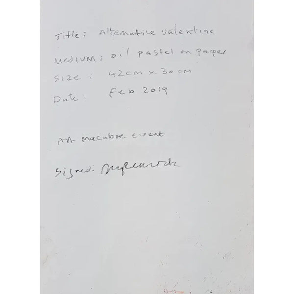 LP8 Alternative Valentine 2019 by Lorraine Peacock Original Art from Barewall Art Gallery