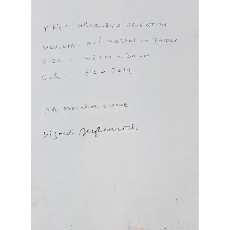 LP8 Alternative Valentine 2019 by Lorraine Peacock Original Art from Barewall Art Gallery