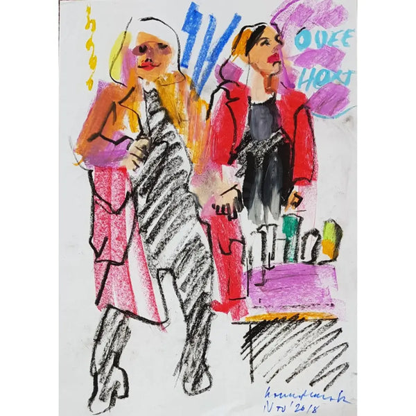 LP9 Queen of Hoxton (1) 2018 by Lorraine Peacock Original Art from Barewall Art Gallery