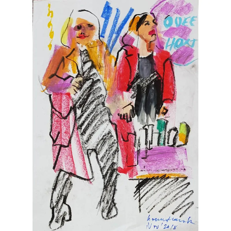 LP9 Queen of Hoxton (1) 2018 by Lorraine Peacock Original Art from Barewall Art Gallery